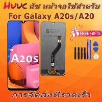 HUUC หน้าจอ SAMSUNG Galaxy A20s A205 A207 งานแท้ จอ LCD อะไหล่มือถือ พร้อมทัชสกรีน Screen Display Touch Panel แถมไขควง