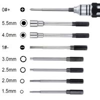 RC Hobby Hardware Repair Tools 8 in 1 Hex Screwdrivers Hex Screw driver Kit Set Mini For Helicopter Plane Car Pocket