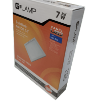 G-LAMP ดาวน์ไลท์ LED (panel) เหลี่ยม 7w Warmwhite - สีขาว