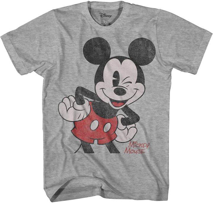 Mickeys Mouse Classic Vintage Disneyland World Tee Graphic T-Shirt for ...