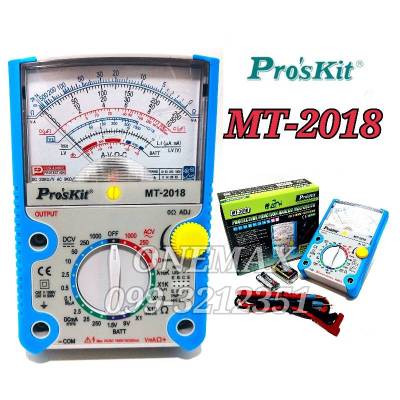 Proskit MT-2018 Multimeter มัลติมิเตอร์เข็ม มิเตอร์วัดไฟ มัลติมิเตอร์แบบอนาล็อก มิเตอร์วัดไฟแบบเข็ม