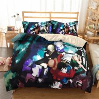 【hot】∋ Anime Cartoon Pieced Set Luffy Duvet Cover Large Bedroom Bed Decoration