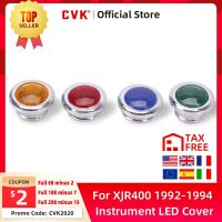 CVK ฝาครอบหลอดไฟบล็อควัดความเร็ว4ชิ้นฝาครอบ LED สำหรับยามาฮ่า XJR400 1992 1993 1994 1995 1996 1997อุปกรณ์เสริมรถจักรยานยนต์