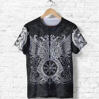 Huginn And Munin Odin ผู้ชาย Ravens ฤดูร้อนสบาย ๆ เสื้อยืดแขนสั้นคอสเพลย์เสื้อผ้า 02 XS-5XL