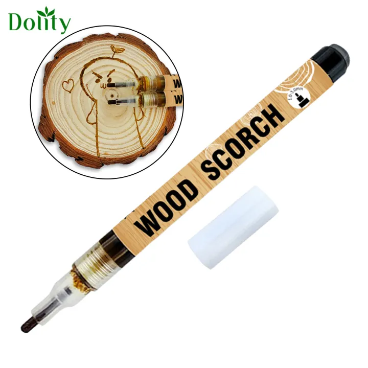 Dolity Pyrography Scorch Marker Wooden Painting Wood Burning Pen for
