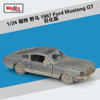 Maisto 1:24 Ford 1967 Ford Wild Horse GT Old Version Simulation Alloy Car Model Collection Ornaments