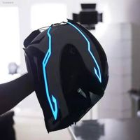 ☎ Riding Flashing Sticker Reliable Universal Motorcycle Helmet LED Light Strip Helmet Light Strip Helmet Signal Sticker