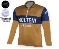 WINTER FLEECE THERMAL Long Cycling Jerseys 2018 MOLTENI ARCORE Retro Classical Mtb Long Sleeve Men Bike Wear Cycling Clothing