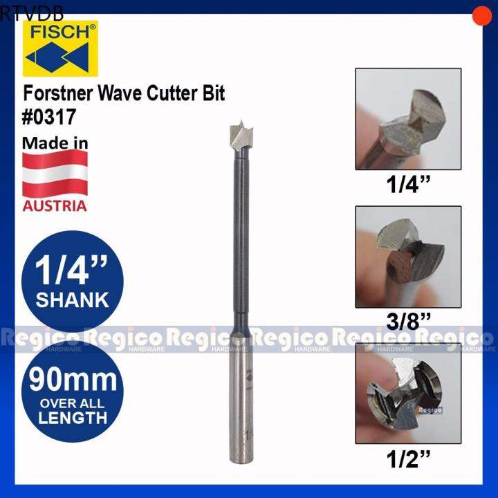 bit Fisch 14 to 12 Forstner Wave Cutter Bit for Wood 0317 14 Shank Regico Hardware Lazada PH