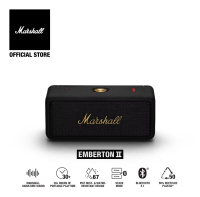 【รับประกัน 1 ปี】Marshall Emberton Bluetooth speaker ทองดำ ลำโพง ลำโพงบลูทูธไร้สายกันน้ำ ร็อคเบส ซับวูฟเฟอร์ ✅พร้อมส่ง1-2วัน✅