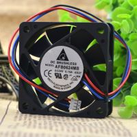 ใหม่ Original Delta AFB0624MB 6015 6ซม. 24V 0.10A 3-Wire Inverter Fan