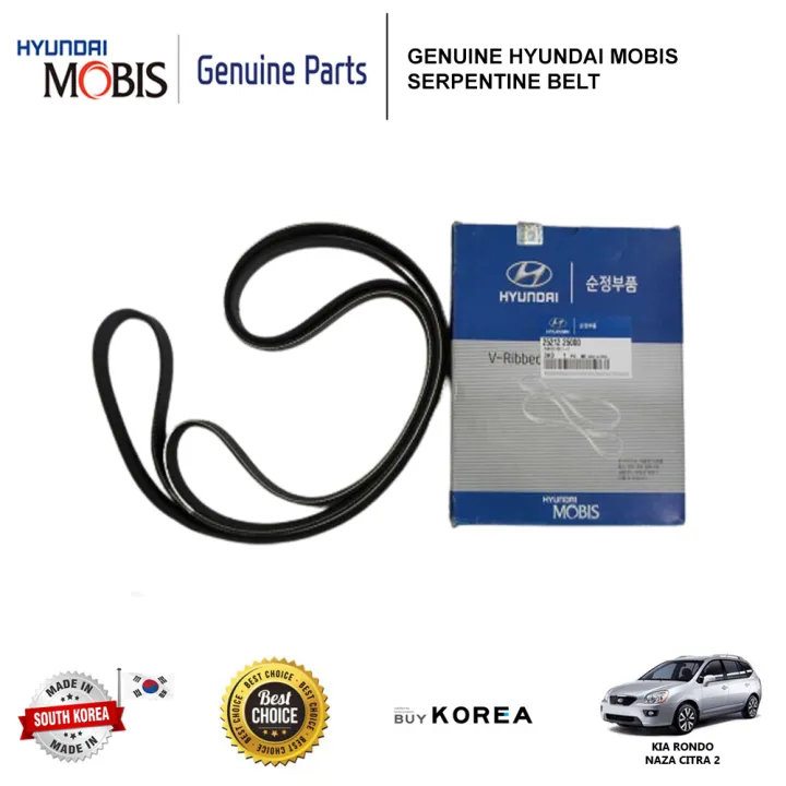 (RD-3) Kia Rondo Genuine Hyundai Mobis Serpentine Belt (25212-25000 ...