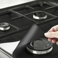 【YF】 4PCS Gas Stove Protector Stovetop Burner Covers for Stoves Washable Kitchen Accessories Mat Cooker Cover