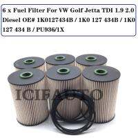 ♝✕ 2/4/6 Pieces PU936/1X Engine Fuel Filter for VW Golf Jetta TDI 1.9 2.0 Diesel OE 1K0127434B / 1K0 127 434B / 1K0 127 434 B