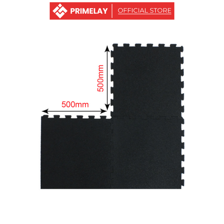 [15MM] GYM MATS INTERLOCK PUZZLE RUBBER MATS GYM FLOORING Lazada