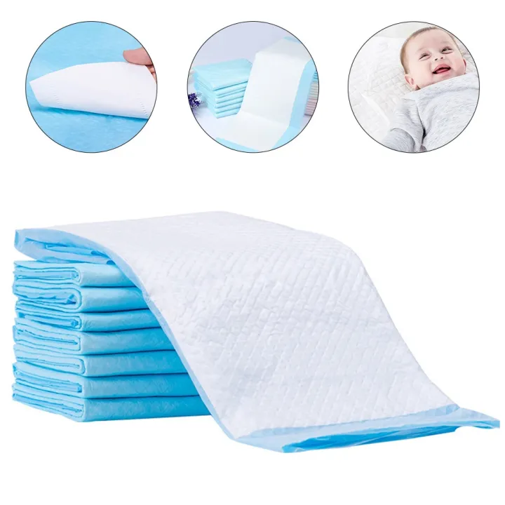 20Pcs Pad Changing Disposable Bed Diaper Incontinence Mat Liner Baby ...