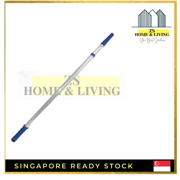 1.1m Paint Roller Extension Pole 4 Section Stainless steel Paint Telescopic  Stick detachable Cleaning Rod