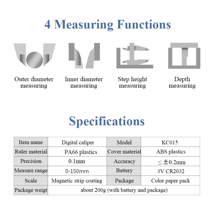 เครื่องวัดเส้นผ่าศูนย์กลางดิจิตอล-ip54-150มม-วัสดุคาร์บอนไฟเบอร์ความละเอียด0-1มม-ไม้บรรทัดเครื่องวัดไฟฟ้าแบบปรับเลื่อนได้กันน้ำกันฝุ่นสำหรับการวัดรายวัน