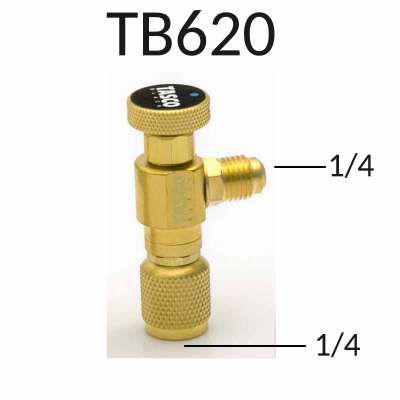 (เครื่องมือช่างแอร์)วาวล์สำหรับเติมน้ำยา TASCO BLACK TB620 / TB640 : Charging Valve
