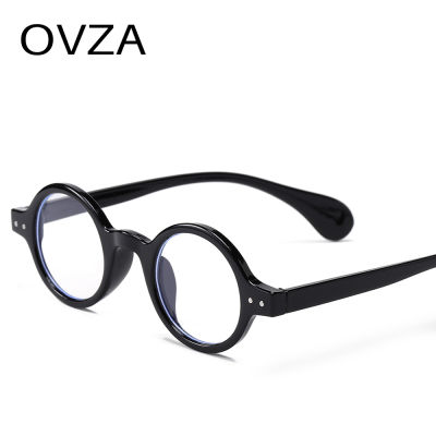 OVZA กรอบแว่นตาสไตล์วินเทจสำหรับผู้ชายแว่นตาป้องกันรังสีแนวพังก์สำหรับผู้ชายคุณภาพสูง S0065