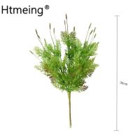 Artificial Green Plants Faux Filler Wedding Greenery Tropical Floral Craft Greenery Decor Plastic Grass Floral Crown flowers