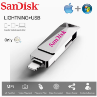 SanDisk 2 In 1 OTG Type-C เพื่อฟ้าผ่าแฟลชไดร์ฟปากกา256GB 512 TB Lightning/แฟลชไดร์ฟสำหรับ IPhone14/13/12/11 /X/ 8/7/6กับ TYPE-C