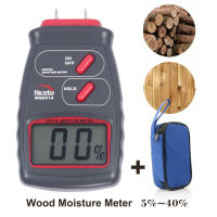 WM801A 5-40 Four Pins Digital Wood Moisture Meter Wood Humidity Tester Hygrometer Timber Damp Detector Large LCD Display