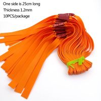 10pcs/lot Powerful Shot Outdoor Elastic Flat Rubber Band Practical Sports Natural Latex Catapult Kit Set Resilient Tube Accessories