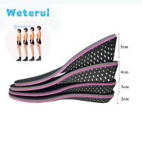 Invisible Height Increasing Shoe Insoles Inserts for Men Women Shoes Inner Sole Shoe Insert Lift Heel 2 3 4 5 cm