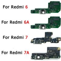 บอร์ดซ่อมโทรศัพท์มือถือดั้งเดิมเหมาะสำหรับ Xiaomi Redmi 6A 6 7A 7ชาร์จพอร์ตขั้วต่อ Usb สายเคเบิลงอได้อะไหล่แท่นวาง Pcb