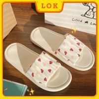 ۩☄☸ 【LOK】Women Flat Soft Bottom Indoor Non-Slip Slippers