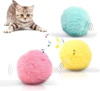 Mainan Bola Kucing Intertif Catnip Elektrik Mewah Suara Kucing Mainan Kucing Mainan Bola Peliharaan Perlengkapan Produk Mainan Untutan Kucing