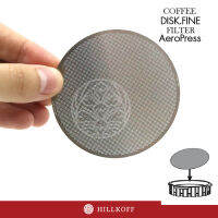 HILLKOFF : แผ่นกรอง สแตนเลส ตัวกรอง Filter Stainless Aeropress F-27 ฟิลเตอร์ แอโร่เพลส