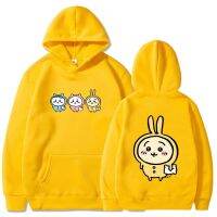 Sudadera con capucha de Hip Hop de dibujos animados divertidos, sudadera con estampado de Japón Kawaii, sudadera Harajuku, ropa de calle de Anime, jersey de moda, Chiikawa