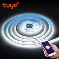 Tuya Smart Life WiFi COB LED Strip Light 320 LEDs/m High Density Flexible Tape Ribbon RA90 Led Lights DC12V