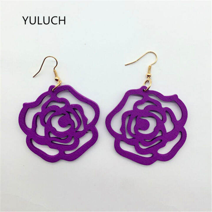 yuluch-pair-new-design-good-african-wood-rose-flower-earrings-latest-new-arrival-round-new-design-quality