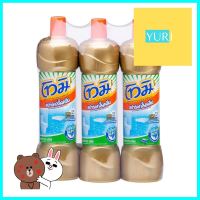 น้ำยาล้างห้องน้ำโทมิ สปาร์คกลิ้งคลีน 850 มล. สีทอง แพ็ก 3BATHROOM CLEANER TOMI SPARKLING CLEAN 850ML GOLD PACK3 **ราคาดีที่สุด**