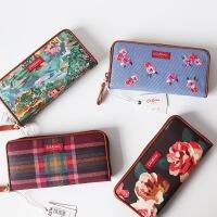 CATH KIDSTON กระเป๋าสตางค์ ใบยาว กันน้ํา แต่งซิป พิมพ์ลาย ระดับไฮเอนด์ สําหรับใส่เหรียญ บัตร