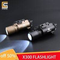 Surefir ไฟฉาย X300ยุทธวิธี Lampu Sululanterna Memburu Senjata Cahaya 20Mm ทางรถไฟ17 18 19 22