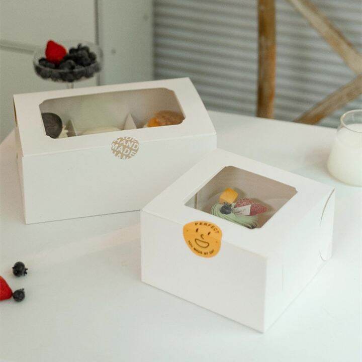 แถม10ชิ้นกล่องบิสกิตสำหรับใส่ของหวานในงานแต่งงานวันเกิดแบบเรียบง่ายของตกแต่งห้องอาบน้ำฝักบัวทารก
