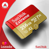 sandisk Micro Sd Card Extreme 256GB A2 รุ่นใหม่ SDXC Class u3 อ่าน 160Mb/S เขียน 90Mb/S (SDSQXA1-256G-GN6MN) ไมโครเอสดีการ์ด แซนดิส เมมโมรี่ ใส่ แท็บเล็ต โทรศัพท์ มือถือ สมาร์ทโฟน Gopro 4, 5, 6 SJCAM ประกัน Lifetime ปี โดย Synnex