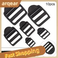 ARQEAR529453 10ชิ้นเดินทางกางเต๊นท์กลางแจ้งพลาสติกแบบเลื่อนสายรัดหัวเข็มขัดสายรัดตะขอกระเป๋ากีฬาแบกเป้ชิ้นส่วนที่ปล่อย