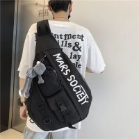 COD DSFERTEREERRE ✿Messenger Bag mens fashion tide brand large capacity chest bag mens leisu斜挎包男时尚潮牌大容量胸包男士休闲简约单肩包潮大挎包110528