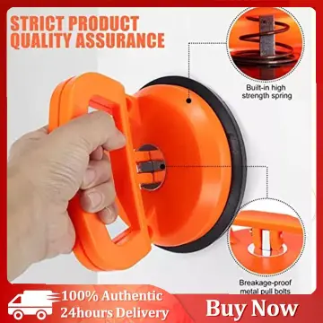 Sucker Suction Cup Tool For Car Bodywork Dent Repair Puller Remover Orange  Small
