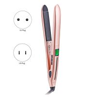 2-in-1 Hair Straightener Flat Iron Hair Curling Irons Plates Heat Professional Hair Iron for Ptc Hair Iron