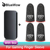 BlueWow SZ02 Professional Finger Sleeve สำหรับเล่นเกมหน้าจอสัมผัสสำหรับสาวเดิน Breathable Sweat-Proof เกมมือถือ Finger Covers