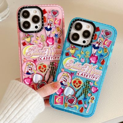 Casetify เคสโทรศัพท์มือถือแบบนิ่ม TPU ใส กันกระแทก ลาย Beauty Girl Warrior สําหรับ iPhone 14 13 12 11 Pro MAX X XS MAX XR 7 8 Plus