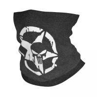 ♂☊ Punishers Skull Neck Gaiter Women Men UV Protection Winter Vintage Skeleton Bandana Scarf for Ski