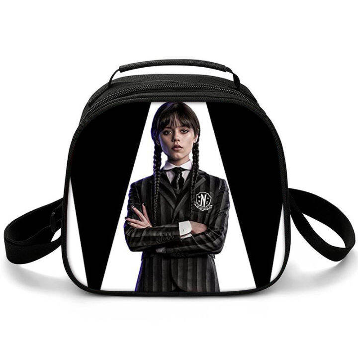 2023 New Wednesday Addams Lunch Bag Elementary School Student Picnic 