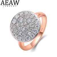 1.26ctw D color VVS1 Round Briliant Cut Moissanite Engagement Ring Solid Silver 925 Test Positive Pass Diamond Tester Two Color